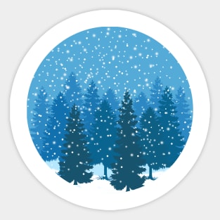 WINTER MOOD Sticker